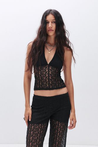Top En Dentelle À Encolure Américaine - Pull&Bear - Modalova