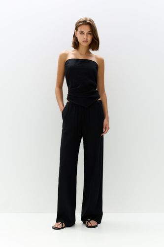 Pantalon Jogger En Lin - Pull&Bear - Modalova