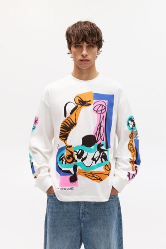 T-Shirt À Manches Longues Bráulio Amado - Pull&Bear - Modalova