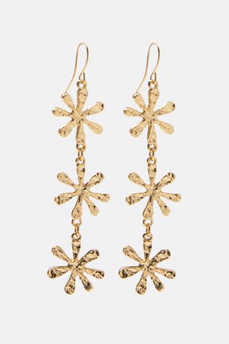 Boucles D’oreilles Longues Fleurs - Pull&Bear - Modalova