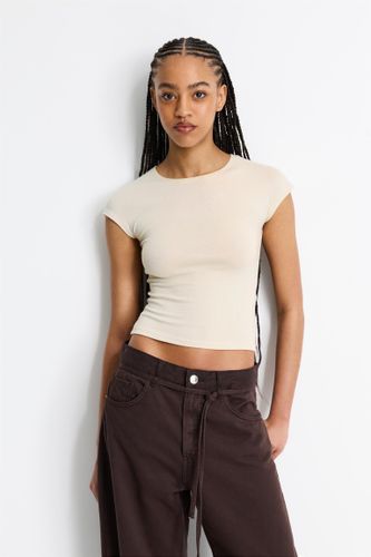 T-Shirt Moulant Manches Entières - Pull&Bear - Modalova