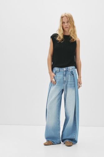 Jean Ballon À Pli - Pull&Bear - Modalova