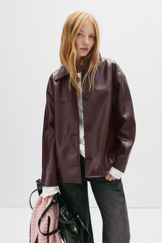 Blouson Similicuir Coutures - Pull&Bear - Modalova