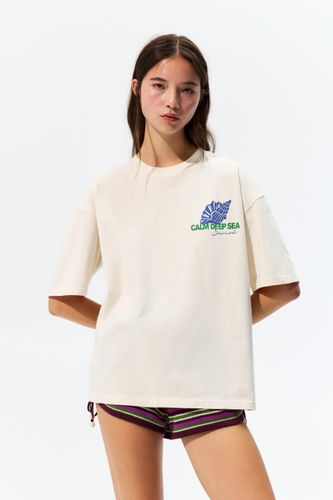 T-Shirt Coquillage - Pull&Bear - Modalova