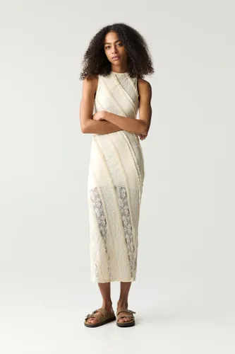 Robe Midi Dentelle - Pull&Bear - Modalova