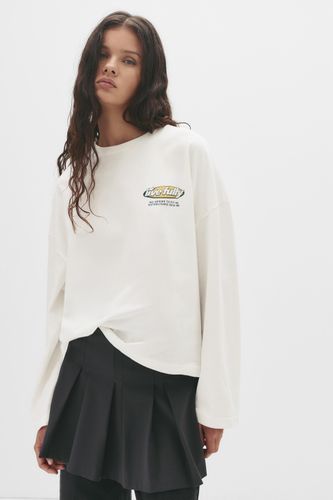 T-Shirt Blanc Motifs Et Inscription - Pull&Bear - Modalova