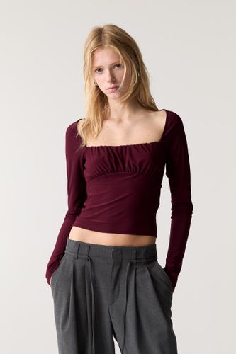 Top À Coques Et Manches Longues - Pull&Bear - Modalova