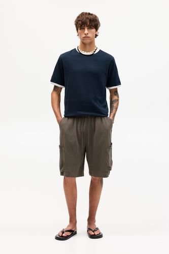 Bermuda Cargo En Lin - Pull&Bear - Modalova