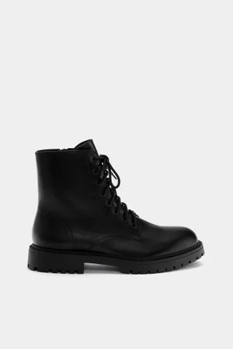 Bottes Plates À Lacets - Pull&Bear - Modalova