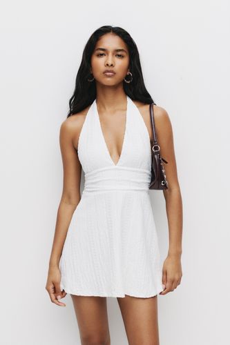 Robe Courte Blanche - Pull&Bear - Modalova