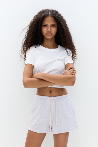 Short De Survêtement À Cordon Contrastant - Pull&Bear - Modalova