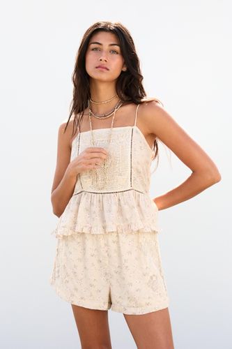Top Fleurs Brodé - Pull&Bear - Modalova