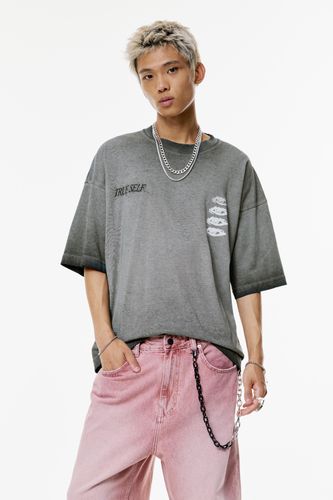 T-Shirt Délavé True Self - Pull&Bear - Modalova