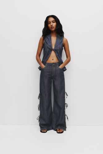 Jeans Wide Leg Nœuds - Pull&Bear - Modalova