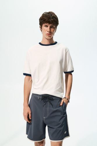 Maillot De Bain Bordures Contrastées - Pull&Bear - Modalova