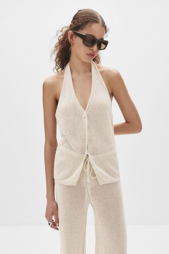 Top En Maille Encolure Américaine - Pull&Bear - Modalova