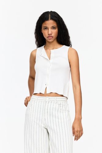 Top Sans Manches Boutons - Pull&Bear - Modalova