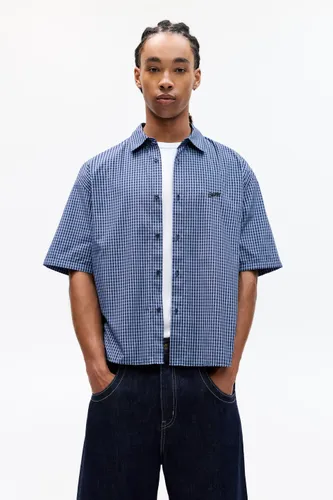 Chemise Manches Courtes À Carreaux Stwd - Pull&Bear - Modalova