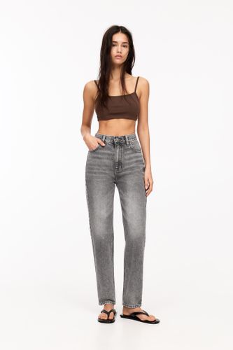 Jean Mom Fit Taille Haute - Pull&Bear - Modalova