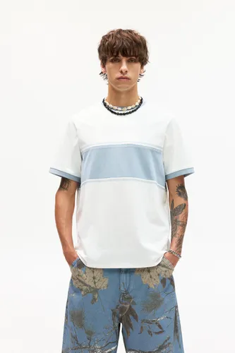 T-Shirt À Panneaux Stwd - Pull&Bear - Modalova