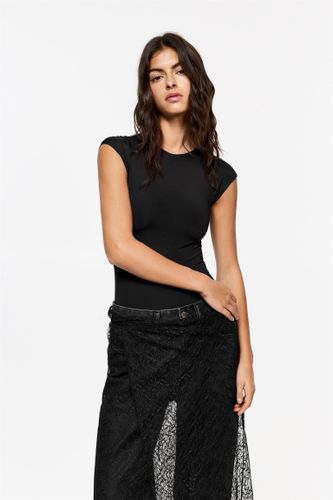 Body À Manches Courtes En Polyamide - Pull&Bear - Modalova