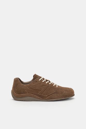 Baskets Cuir Croûte De Cuir - Pull&Bear - Modalova