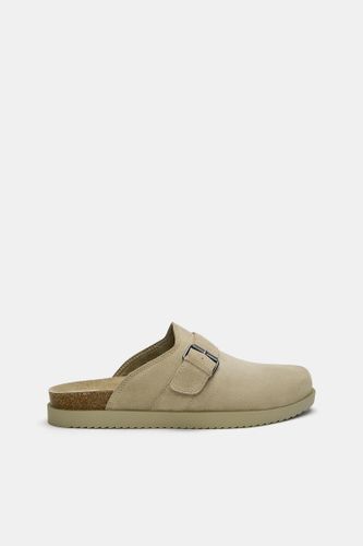 Sabots Cuir À Boucle - Pull&Bear - Modalova