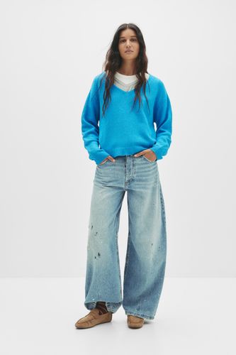 Pull Oversize En Maille Fine - Pull&Bear - Modalova