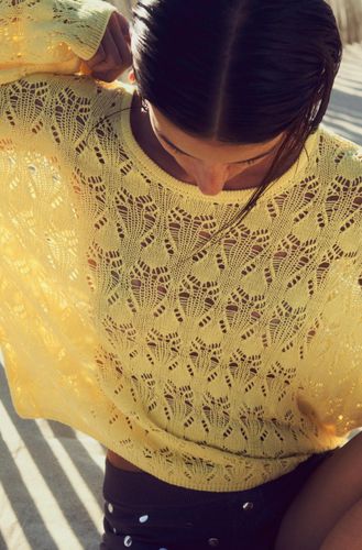 Pull Fluide En Maille Ajourée - Pull&Bear - Modalova