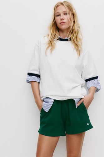 Bermuda De Survêtement À Rayures Latérales - Pull&Bear - Modalova