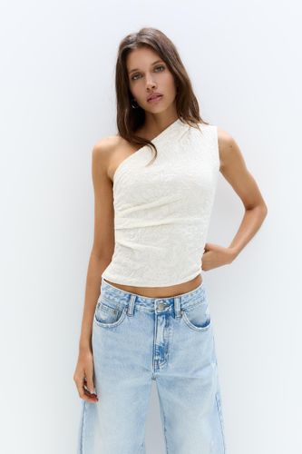 Top Asymétrique Texturé - Pull&Bear - Modalova