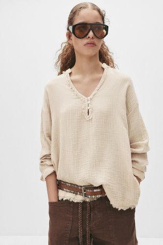 Blouse Oversize Rustique - Pull&Bear - Modalova