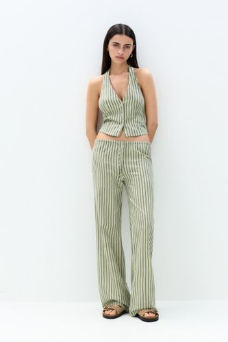 Pantalon Rustique À Rayures - Pull&Bear - Modalova
