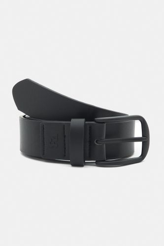 Ceinture Noire En Similicuir Avec Boucle Noire - Pull&Bear - Modalova