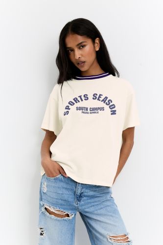 T-Shirt Sports Season - Pull&Bear - Modalova