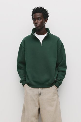 Sweat Basique Col Zippé - Pull&Bear - Modalova
