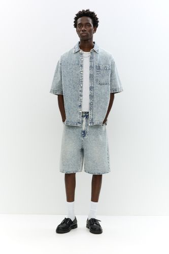 Short Denim Baggy Jacquard - Pull&Bear - Modalova