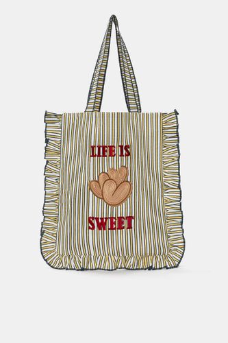 Sac Cabas Rayures Cœurs - Pull&Bear - Modalova
