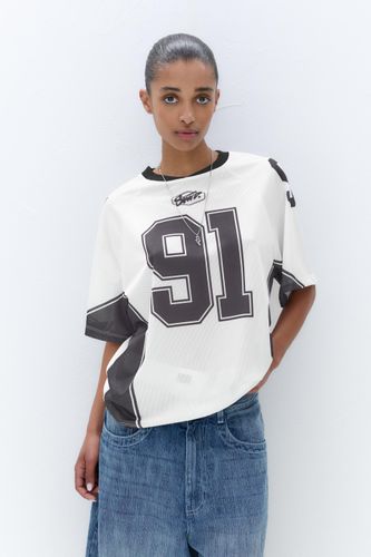 T-Shirt Football 91 Stwd - Pull&Bear - Modalova