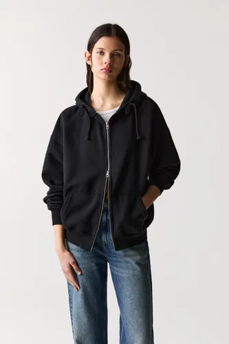 Sweat Oversize Avec Capuche Et Fermeture Éclair - Pull&Bear - Modalova