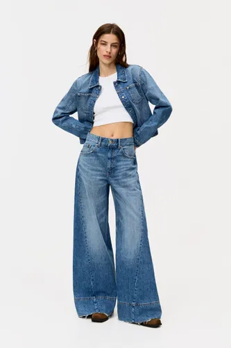 Jean Super Large Avec Passants À L’arrière - Pull&Bear - Modalova