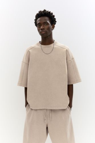 Sweat À Manches Courtes Boxy - Pull&Bear - Modalova