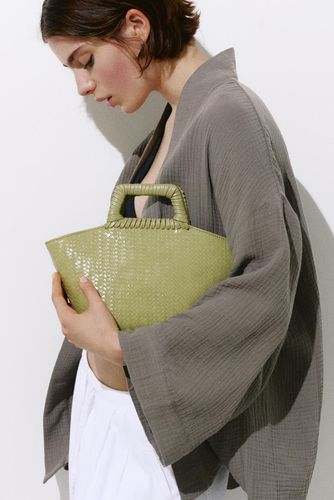 Mini Sac Panier Tressé - Pull&Bear - Modalova