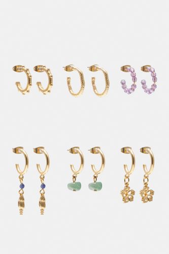 Pack De 6 Paires De Boucles D’oreilles - Pull&Bear - Modalova