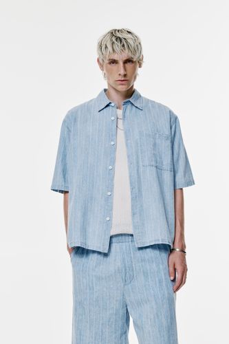 Chemise En Jean Manches Courtes - Pull&Bear - Modalova