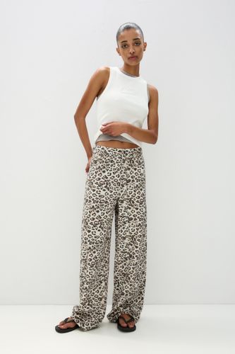 Jeans Baggy Léopard Stwd - Pull&Bear - Modalova