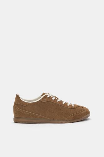 Baskets En Croûte De Cuir - Pull&Bear - Modalova