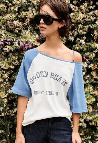T-Shirt Asymétrique À Motif - Pull&Bear - Modalova