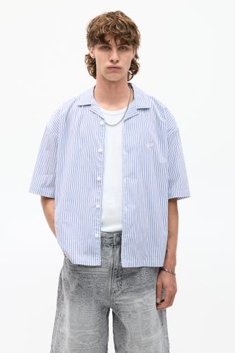 Chemise Manches Courtes Rayures Stwd - Pull&Bear - Modalova