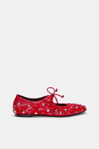 Ballerines Froncées Clous - Pull&Bear - Modalova